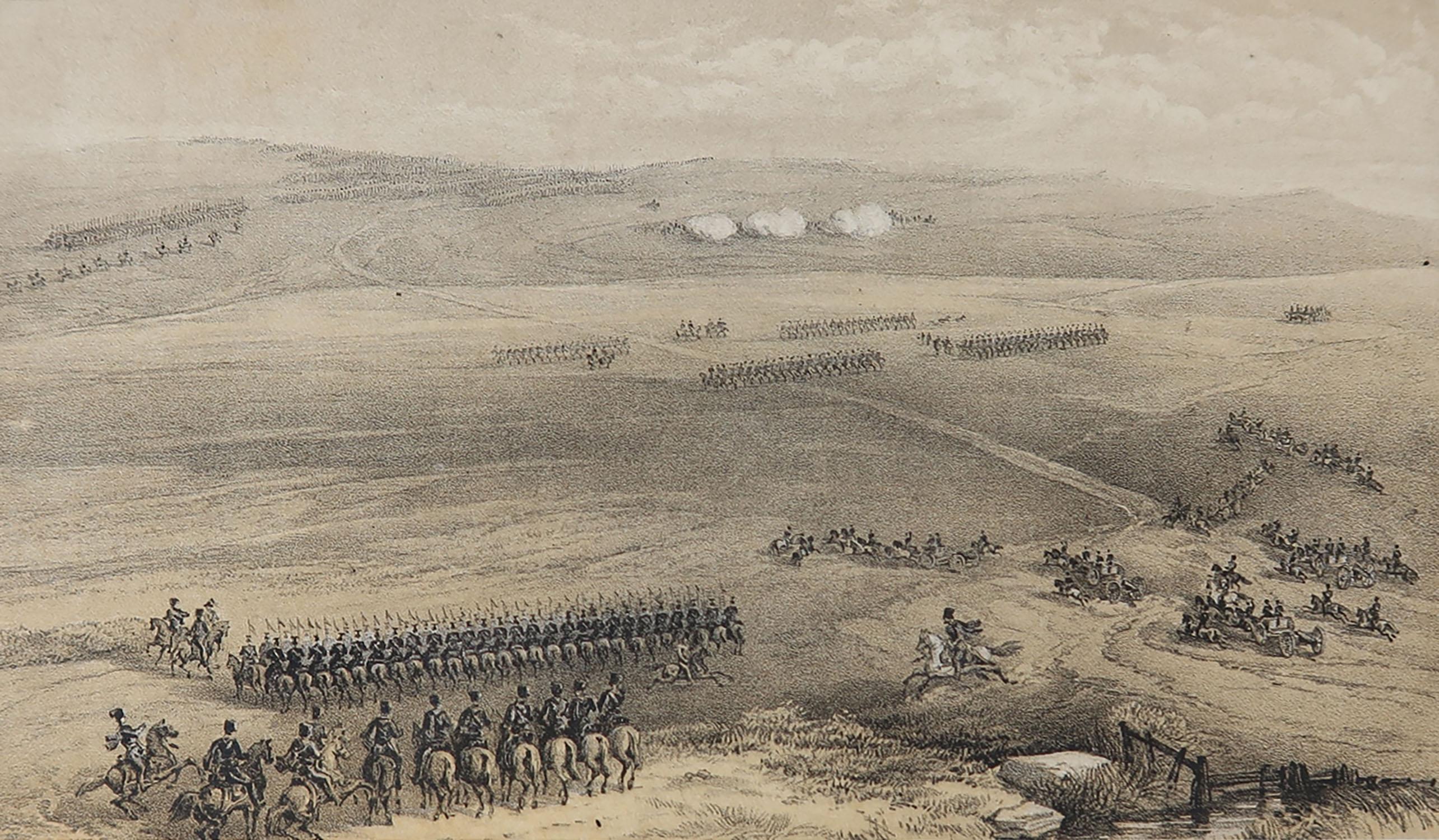 Ensemble de 12 gravures anciennes originales des guerres de Crimée, vers 1860 en vente 2