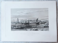 Set of 12 Original Antique Prints of the Levant / Holy Land /Middle East, C 1840