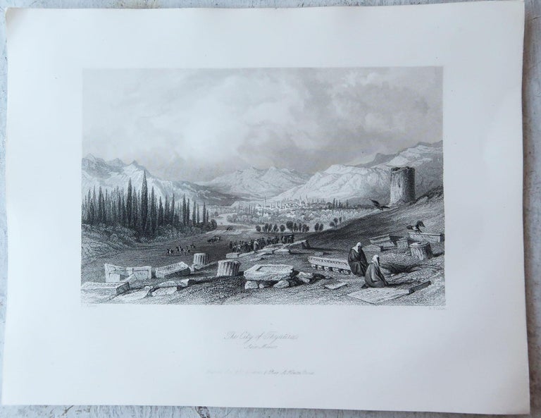 Set of 12 Original Antique Prints of the Levant / Holy Land /Middle