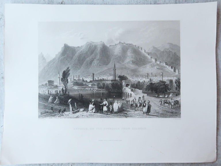 Set of 12 Original Antique Prints of the Levant / Holy Land /Middle