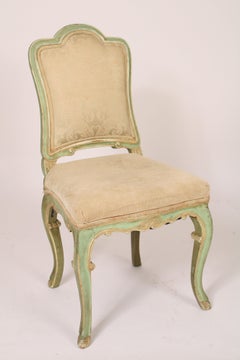 Set of 12 Painted Louis XV Style Dining Room Chairs