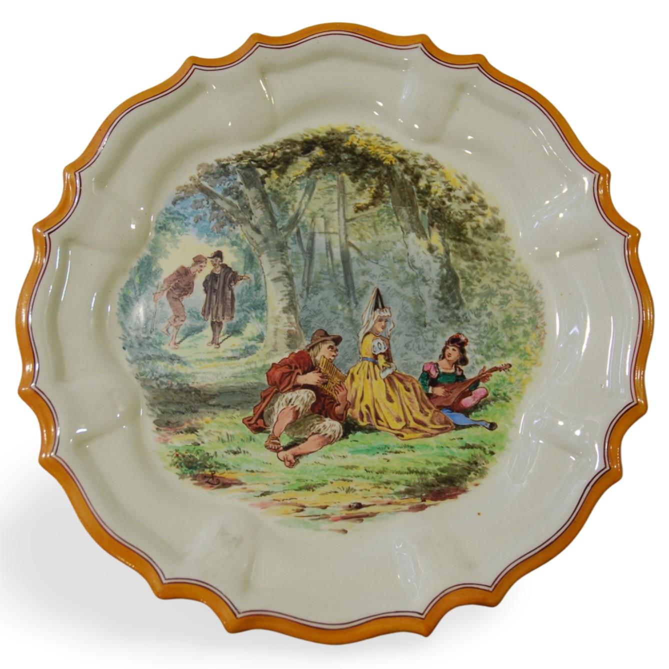 Set of 12 Plates, Aesop Fables, Wedgwood, circa 1860 For Sale 1