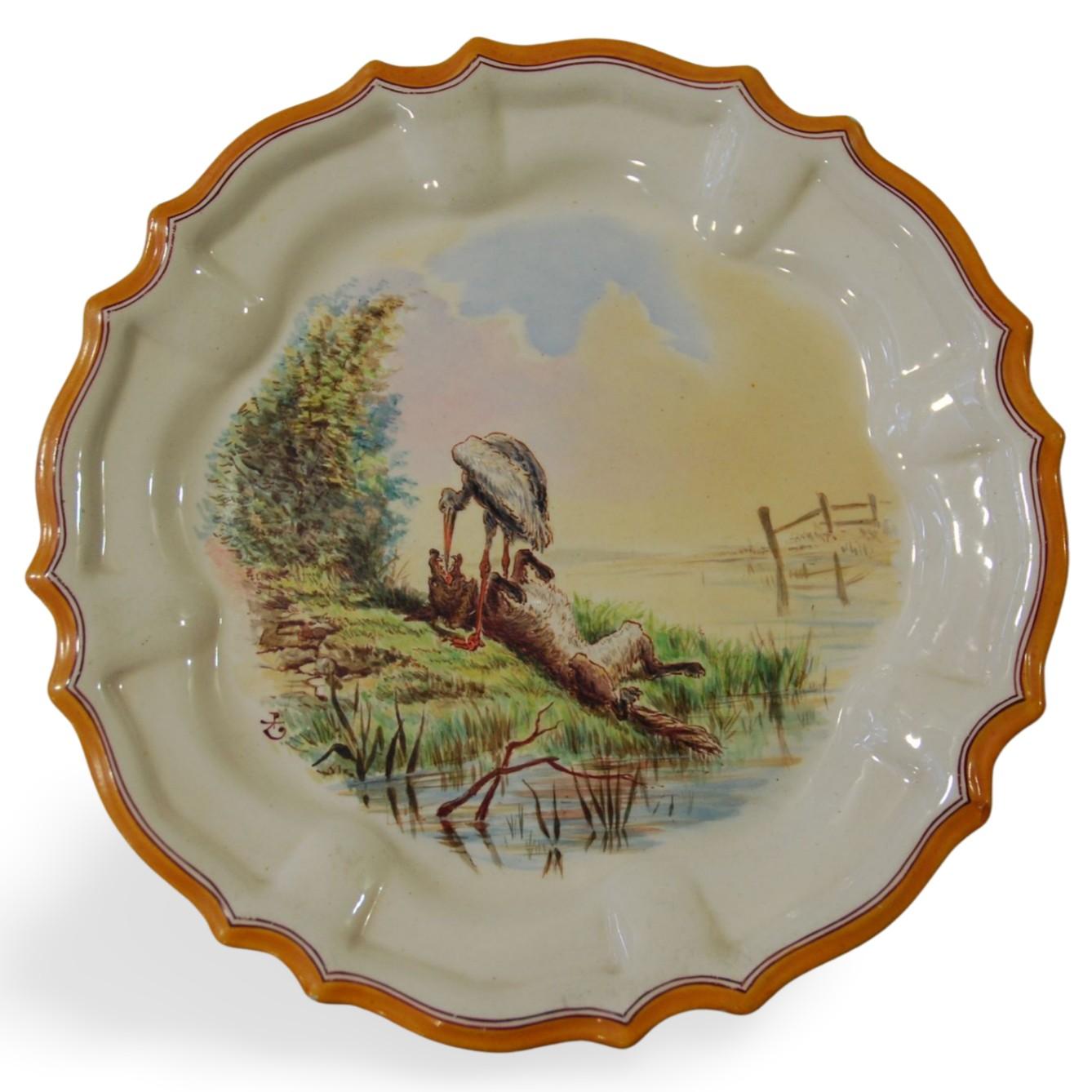 Set of 12 Plates, Aesop Fables, Wedgwood, circa 1860 For Sale 2