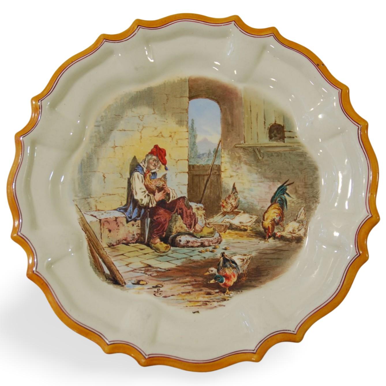 Set of 12 Plates, Aesop Fables, Wedgwood, circa 1860 For Sale 5