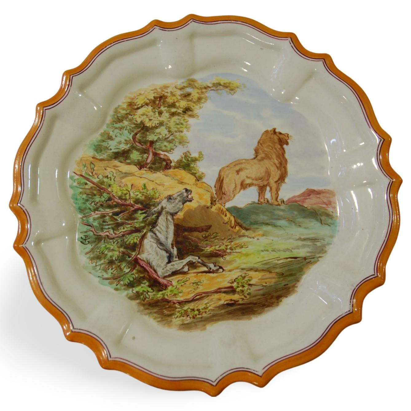 Set of 12 Plates, Aesop Fables, Wedgwood, circa 1860 For Sale 6