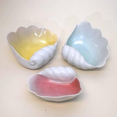 Set of 12 Porcelain Shells by Giovanni Garibaldi for Richard-Ginori
