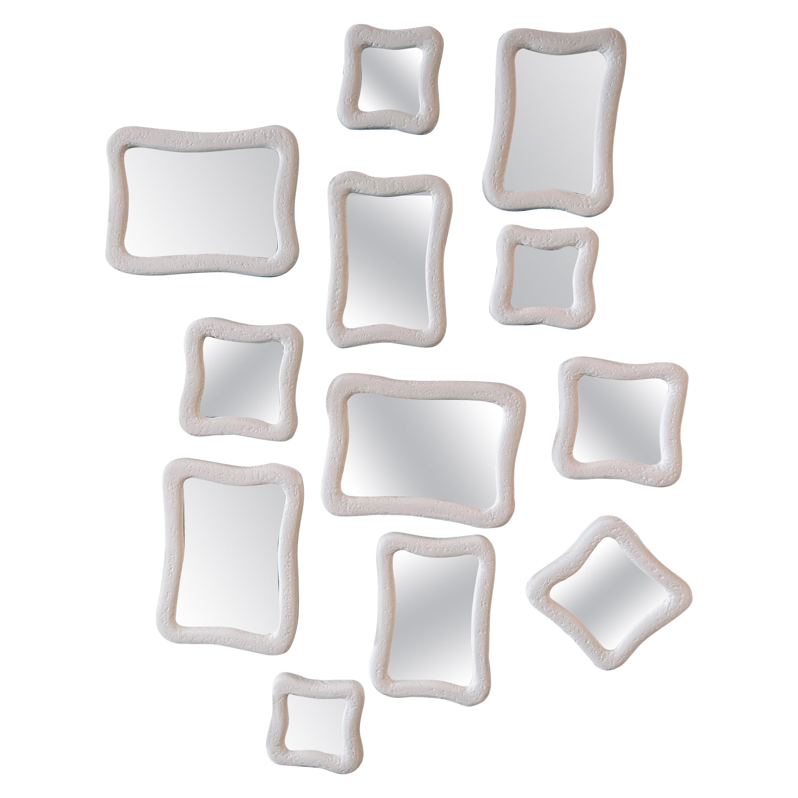 Set of 12 Republique Mirrors by Bourgeois Boheme Atelier