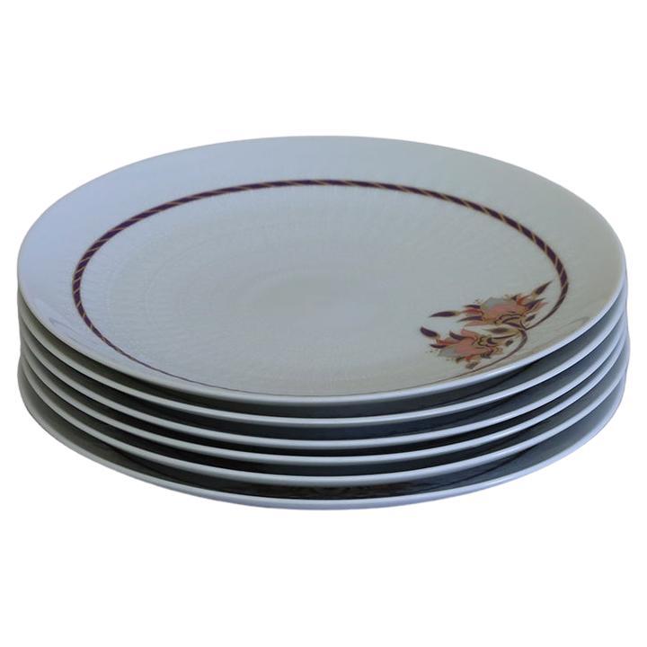 Set of 12 Rosenthal Classic Rose Salad Plates For Sale
