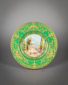 Set of 12 Royal Worcester Porcelain Cabinet Plates, Early 20th century