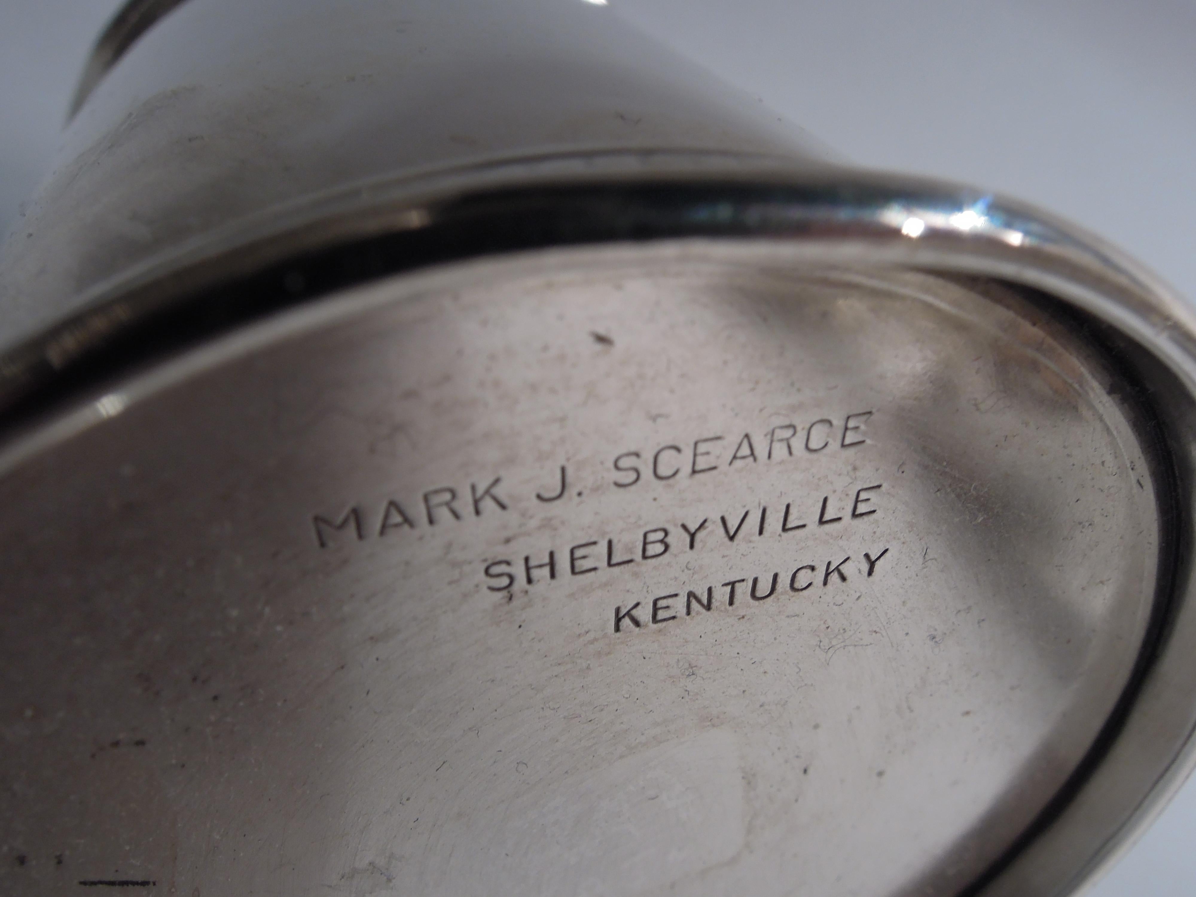 Set of 12 Scearce Nixon-Era Kentucky Sterling Silver Mint Juleps 1