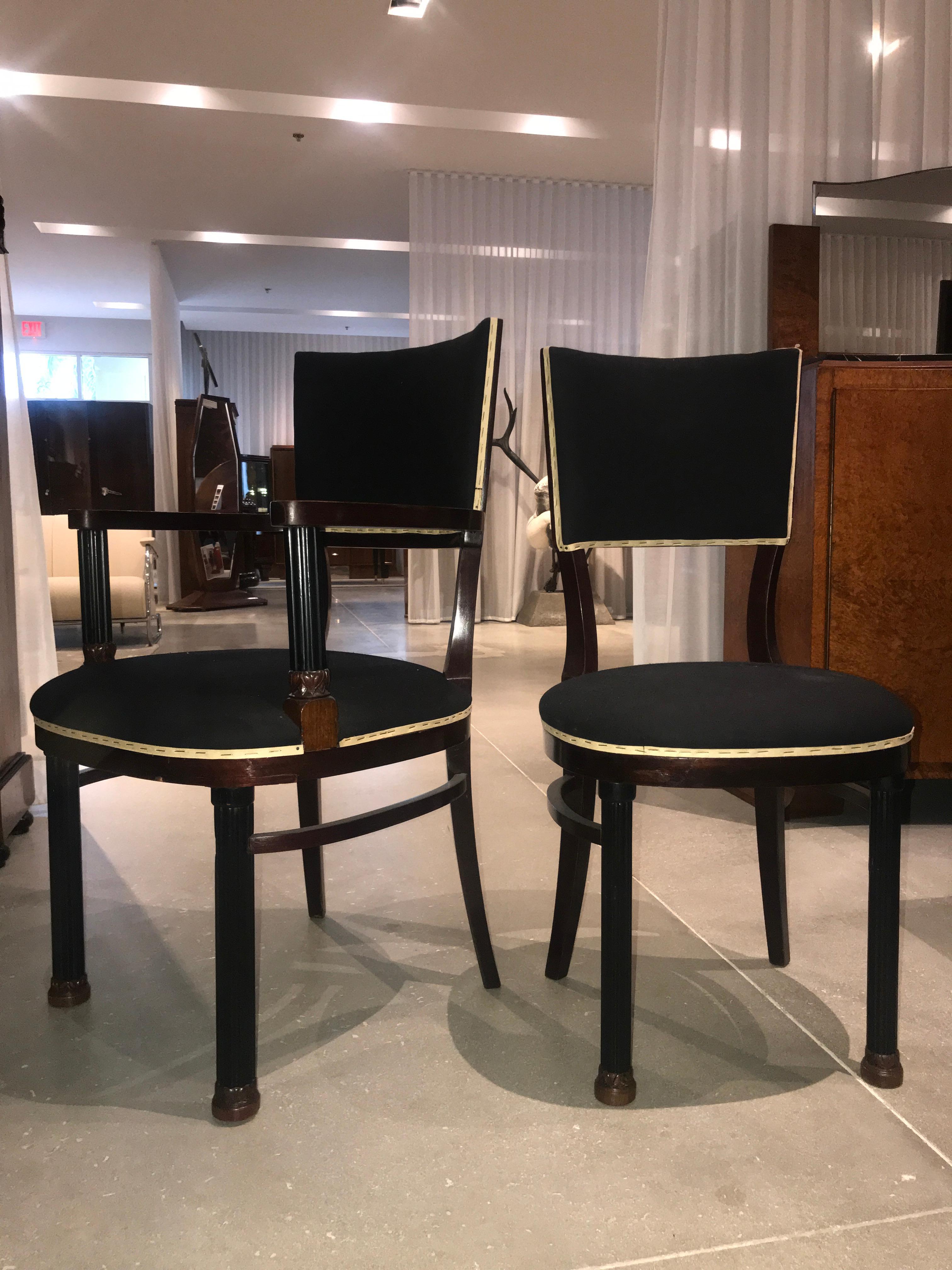 Set of 12 Sezession Dining Chairs In Excellent Condition For Sale In Pompano Beach, FL