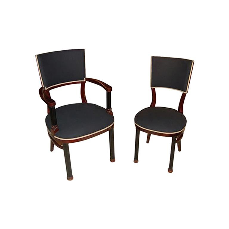 Set of 12 Sezession Dining Chairs For Sale