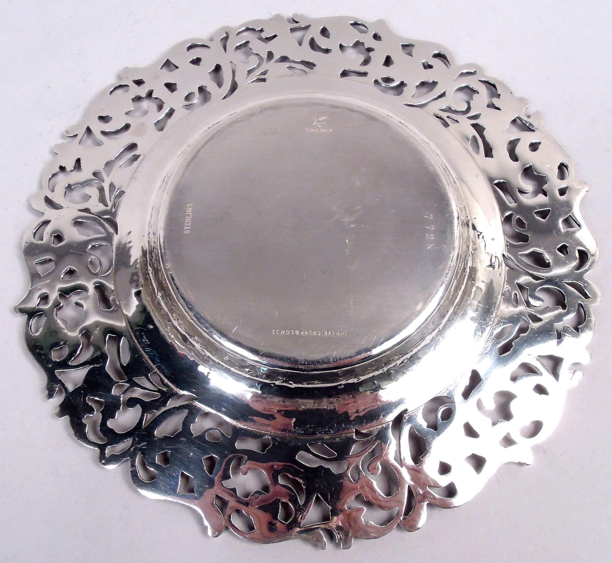 Set of 12 Shreve, Crump & Low Fancy Victorian Bread & Butter Plates For Sale 1