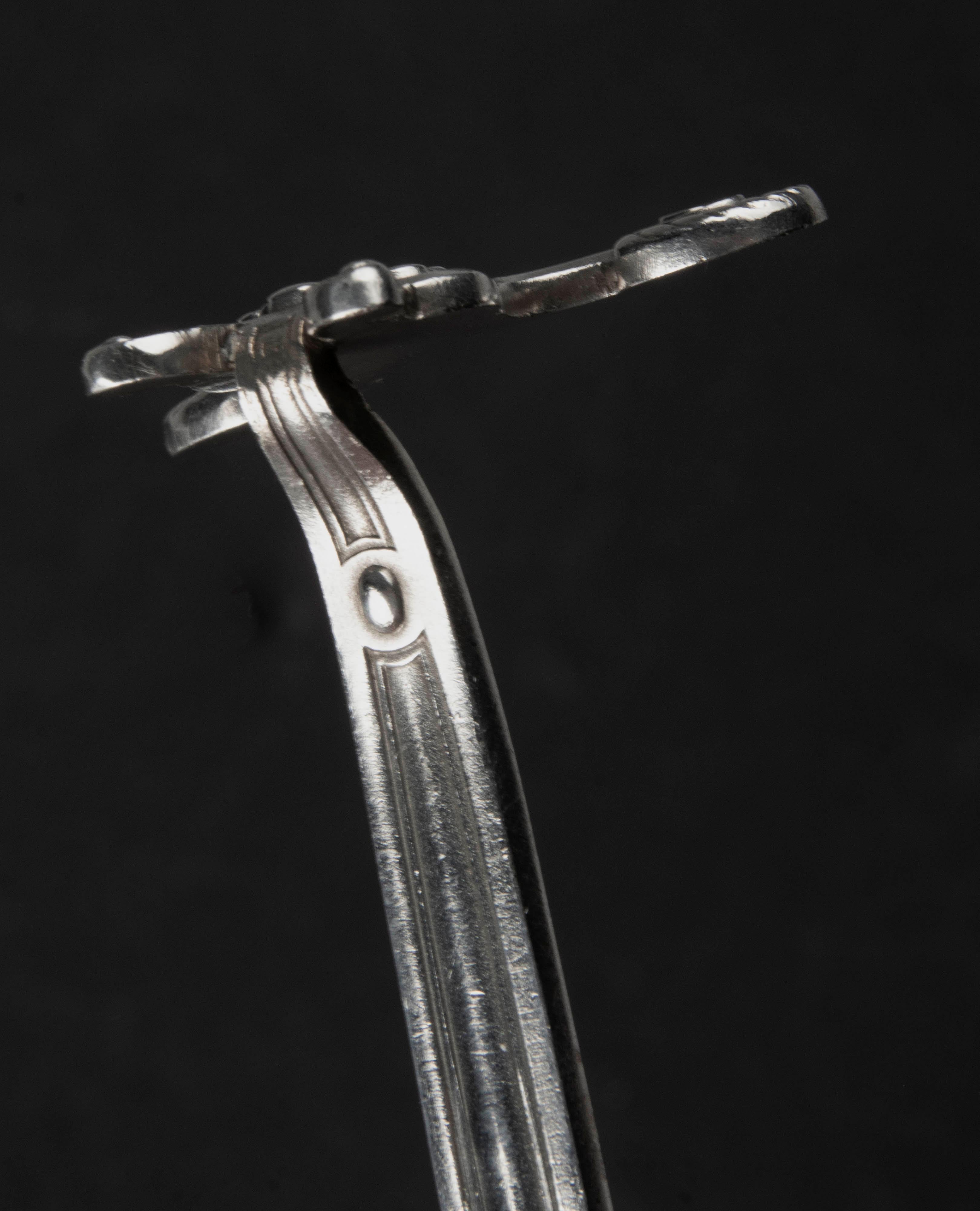 Set of 12 Silver Plated Knife Rests Made by Christofle Model Vendome 5