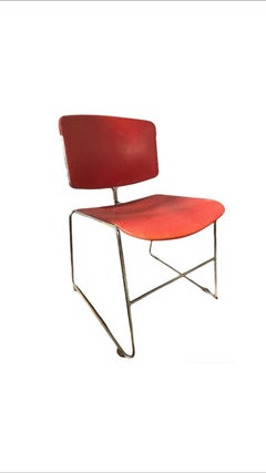 Set of 12 Stackable Chairs by Max Stacker for Steelcase, 1970s