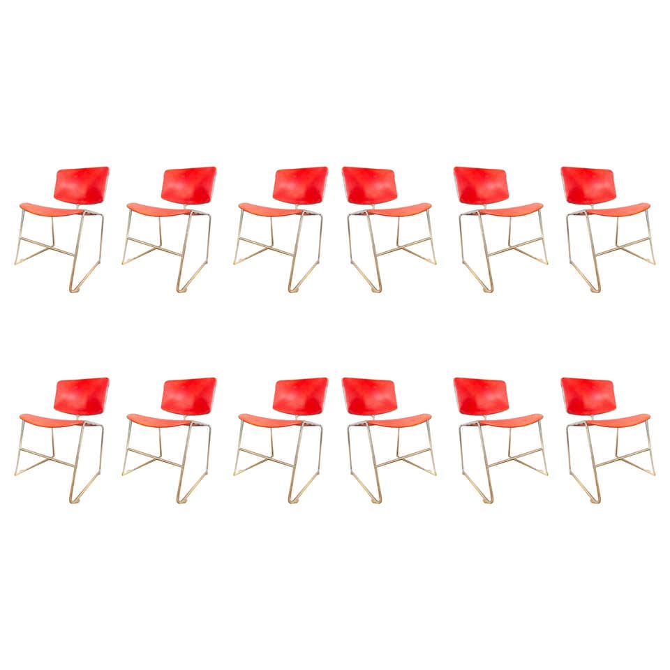 Mid-Century Modern Max Stacker Conference Office Chairs by Steelcase ...