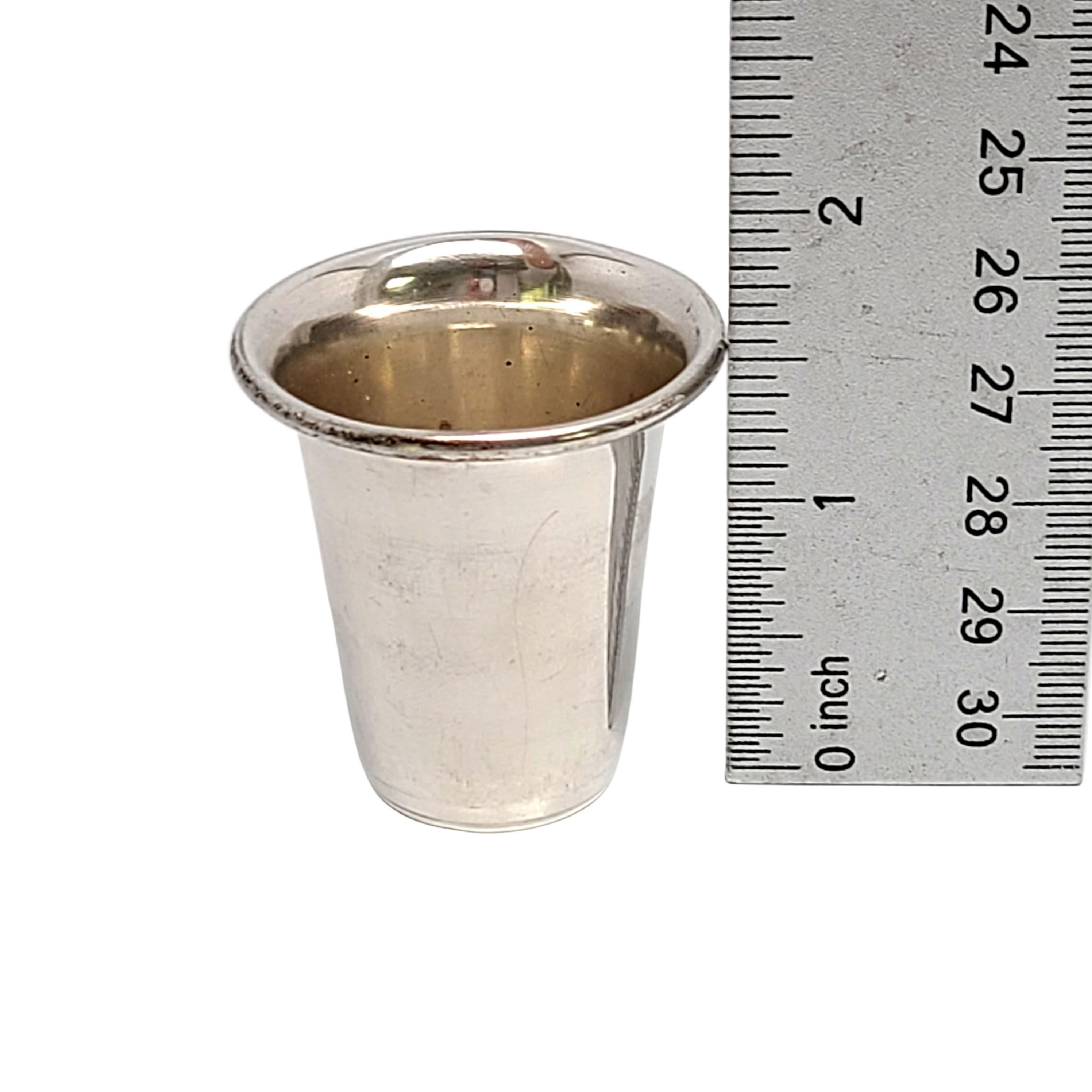 Set of 12 Sterling Silver Kiddush/Shot Cups 3