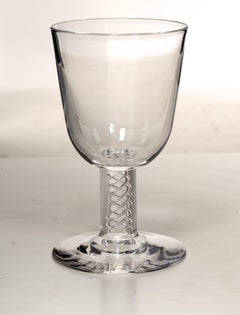 Set of 12 Steuben Air Twist Cordials Designed by George Thompson, Original Box