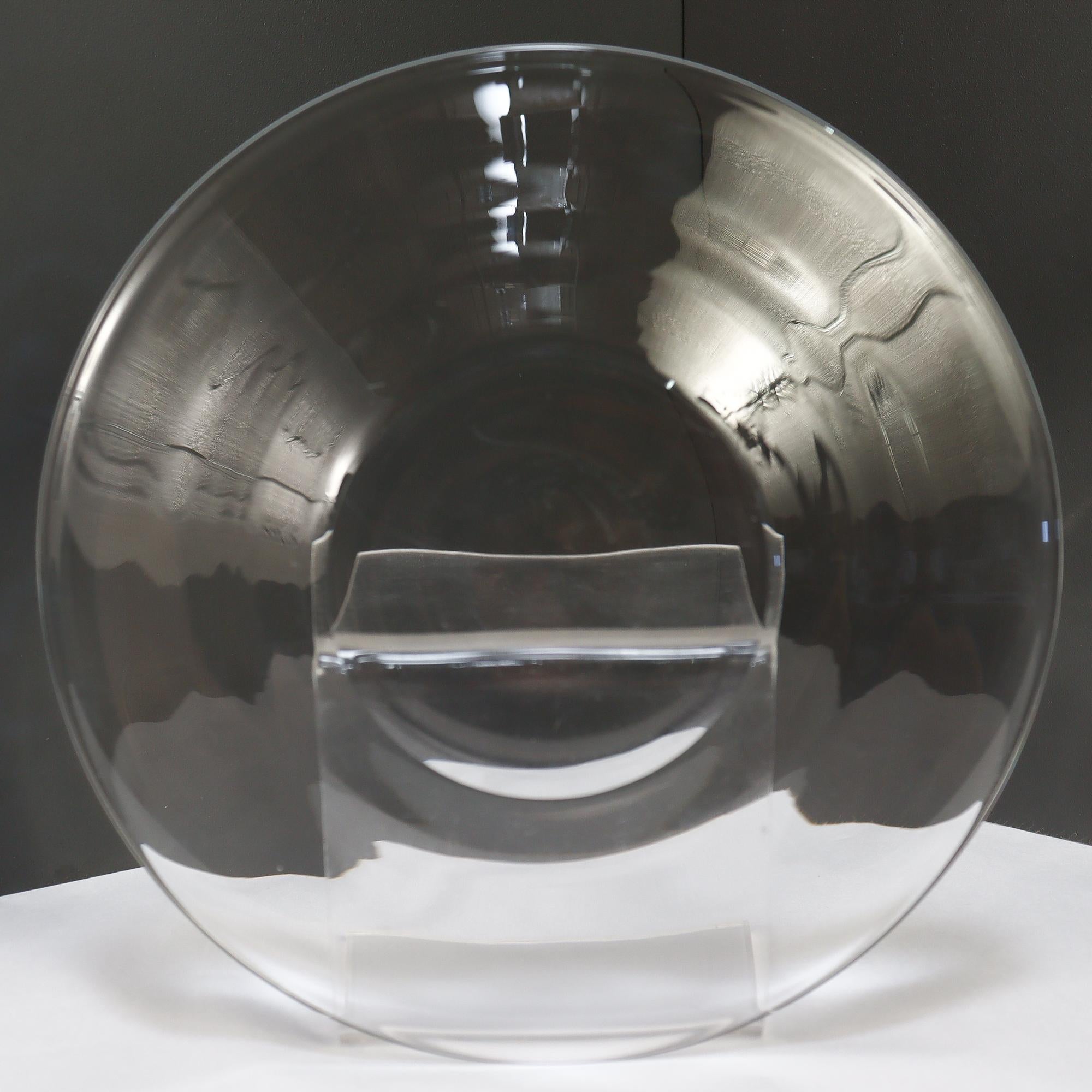 Set of 12 Steuben Glass 7-Inch Plates No. 7644 with Original Box For Sale 7
