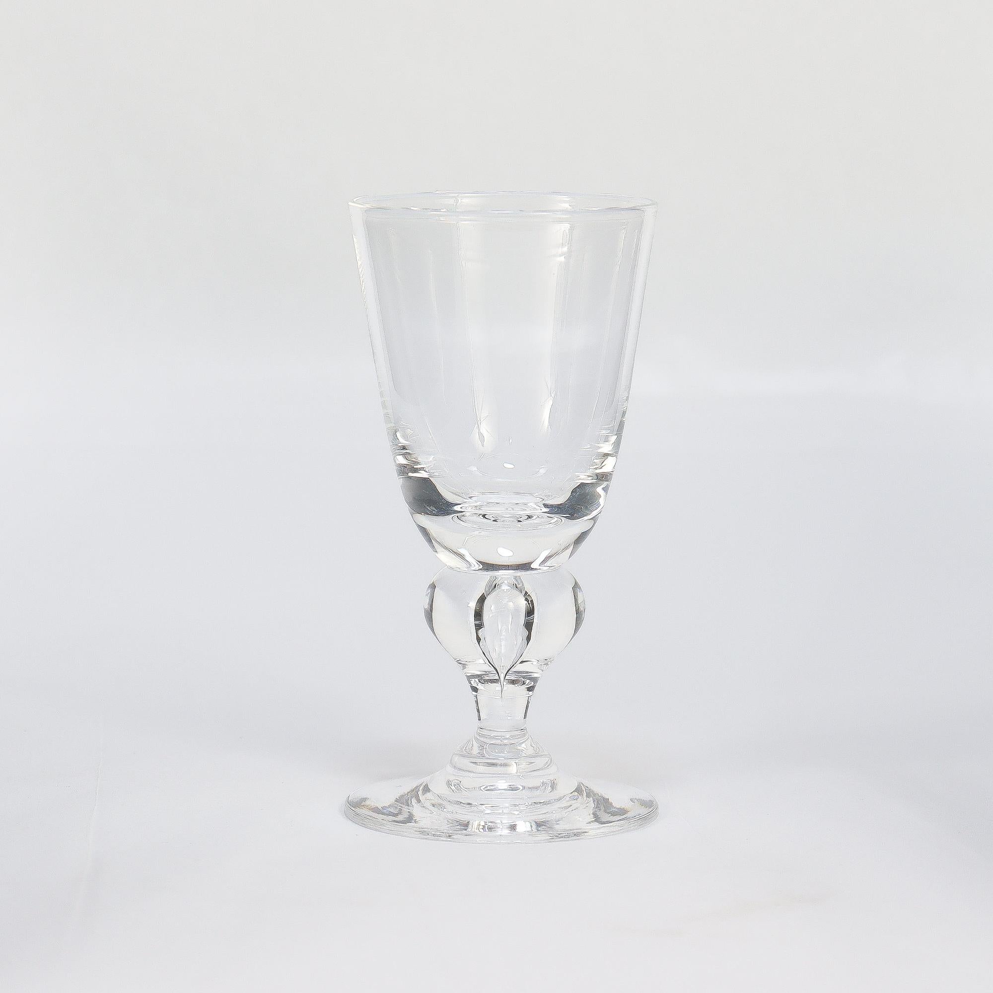 Set of 12 Steuben Glass Cordials No. 7877 with Original Box For Sale 7