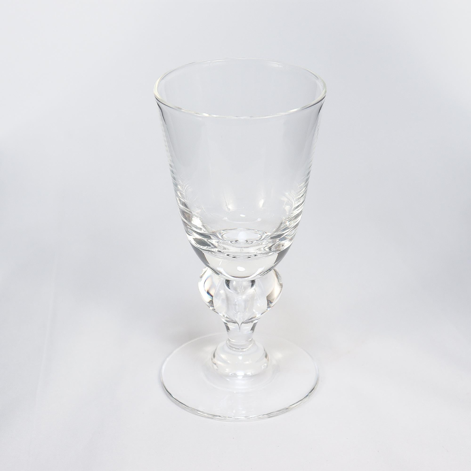 Set of 12 Steuben Glass Cordials No. 7877 with Original Box For Sale 8