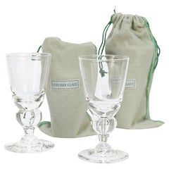 Set of 12 Steuben Glass Cordials No. 7877 with Original Box