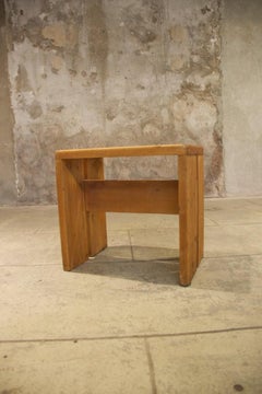 Conjunto de 12 taburetes de Charlotte Perriand para Les Arcs, 1600s