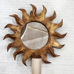 Set di 12 lampade dorate Sunburst, vendute a coppie