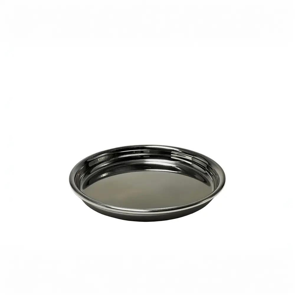 Set of 12 Supermirror Stainless Steel Coasters, Made in Italy Italiano en venta