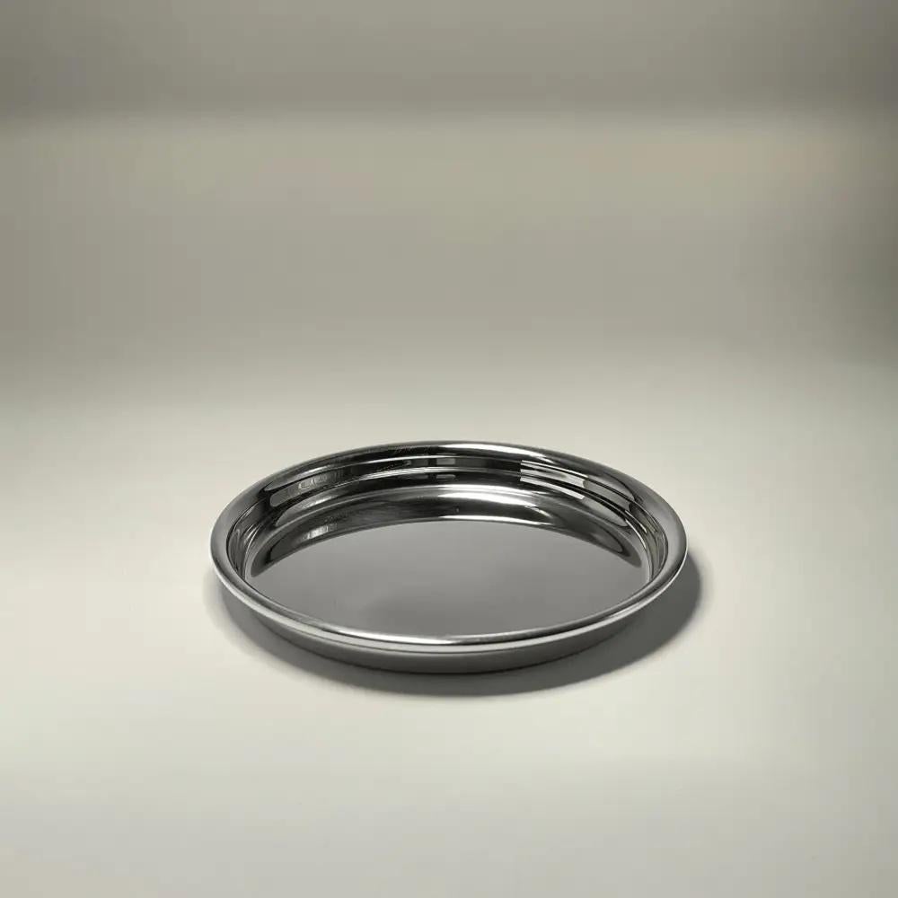 Set of 12 Supermirror Stainless Steel Coasters, Made in Italy en Nuevo estado para la venta en Milano, Lombardia
