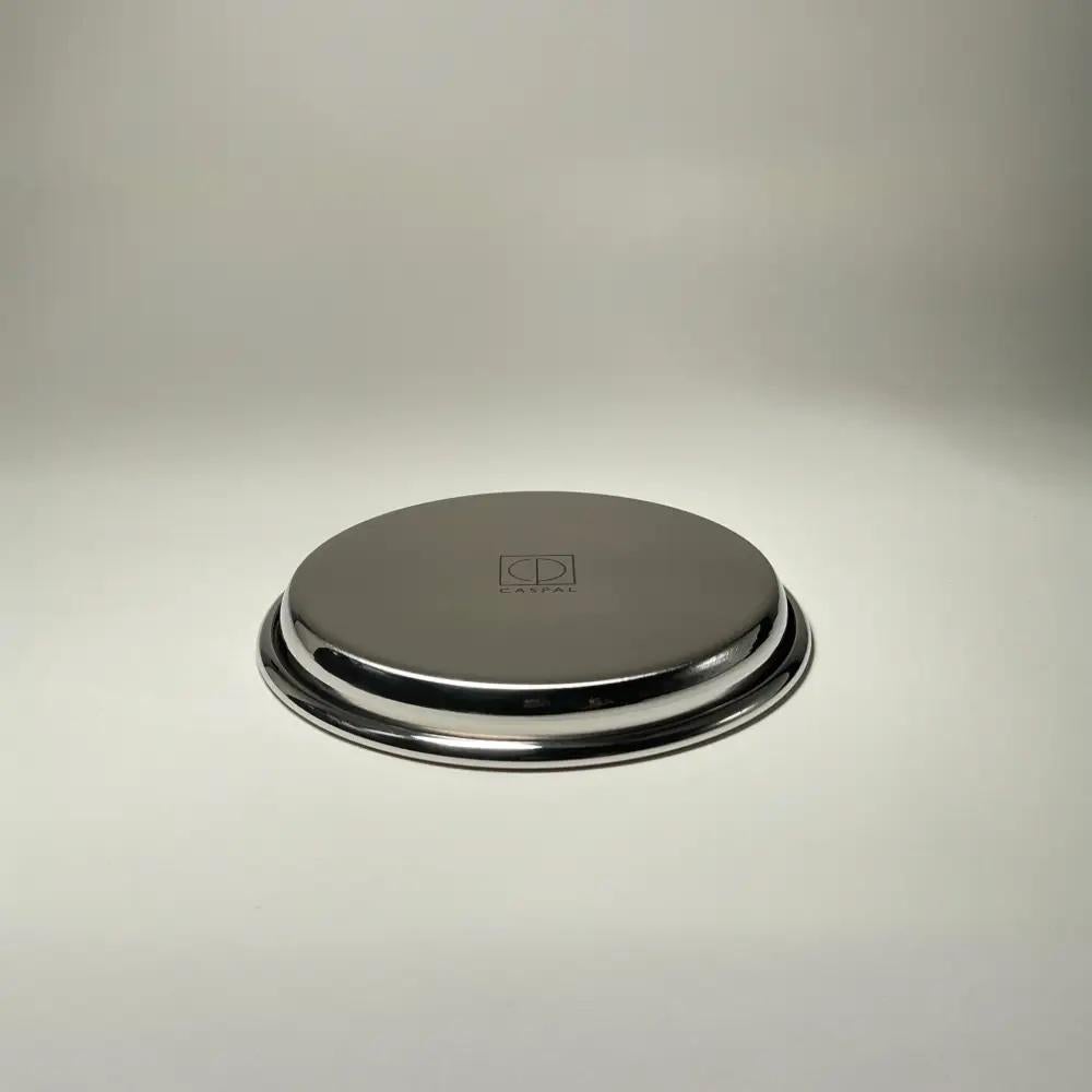 Set of 12 Supermirror Stainless Steel Coasters, Made in Italy Siglo XXI y contemporáneo en venta