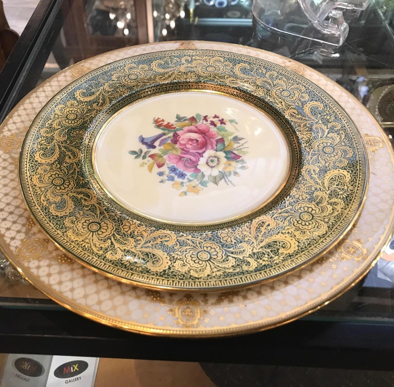 Set of 12 Tiffany Accent Plates by Cauldon England at 1stDibs cauldon
