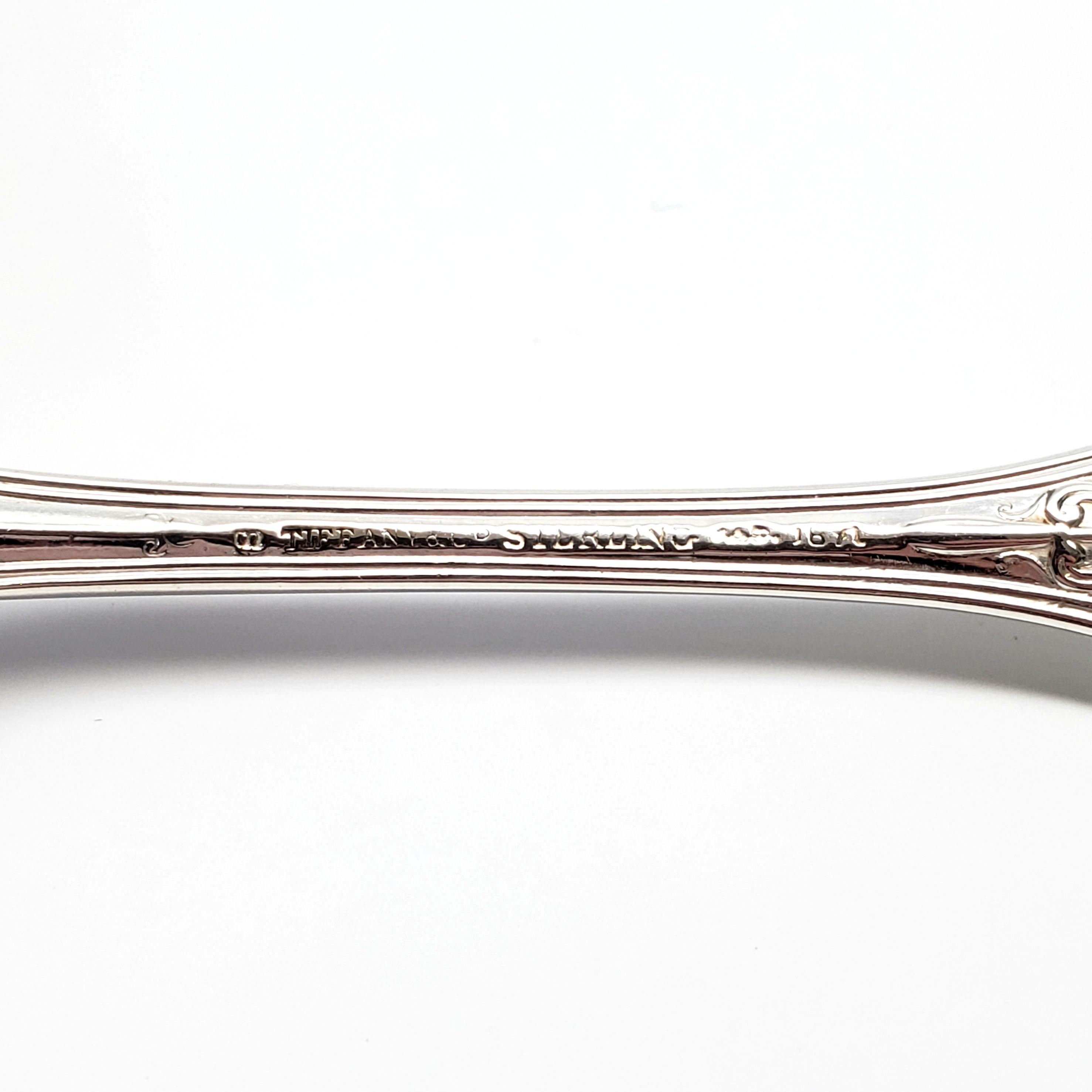 20th Century Set of 12 Tiffany & Co Saratoga/Cook/Kings Pattern Teaspoons
