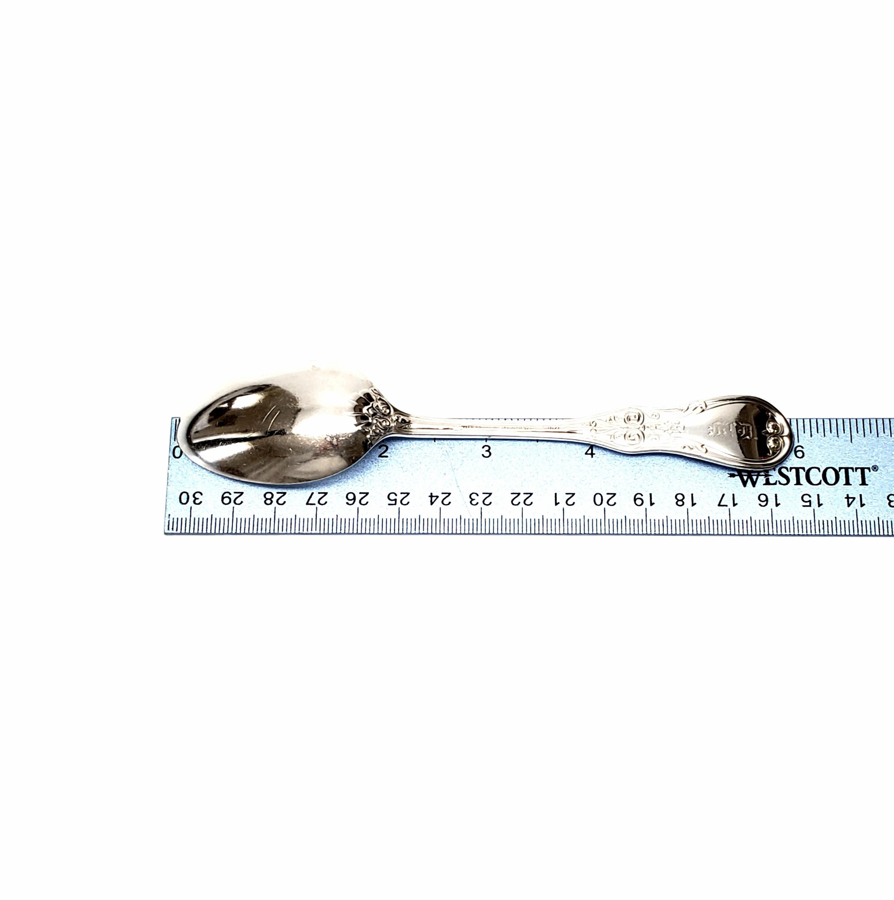 Sterling Silver Set of 12 Tiffany & Co Saratoga/Cook/Kings Pattern Teaspoons