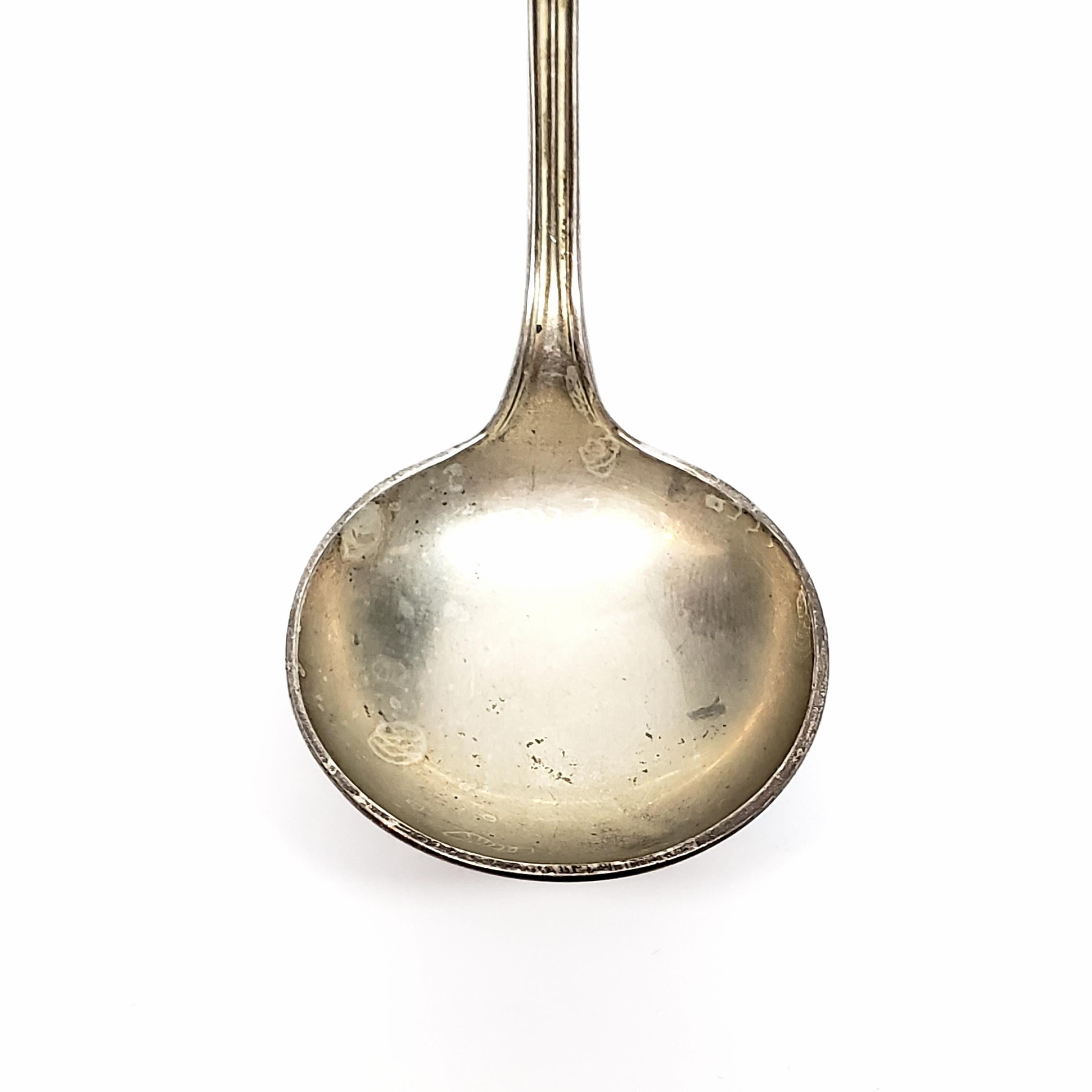 20th Century Set of 12 Tiffany & Co St. Dunstan Round Bowl Bouillon Soup Spoons