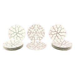 Set of 12 Tiffany French Limoges Dessert or Salad Plates