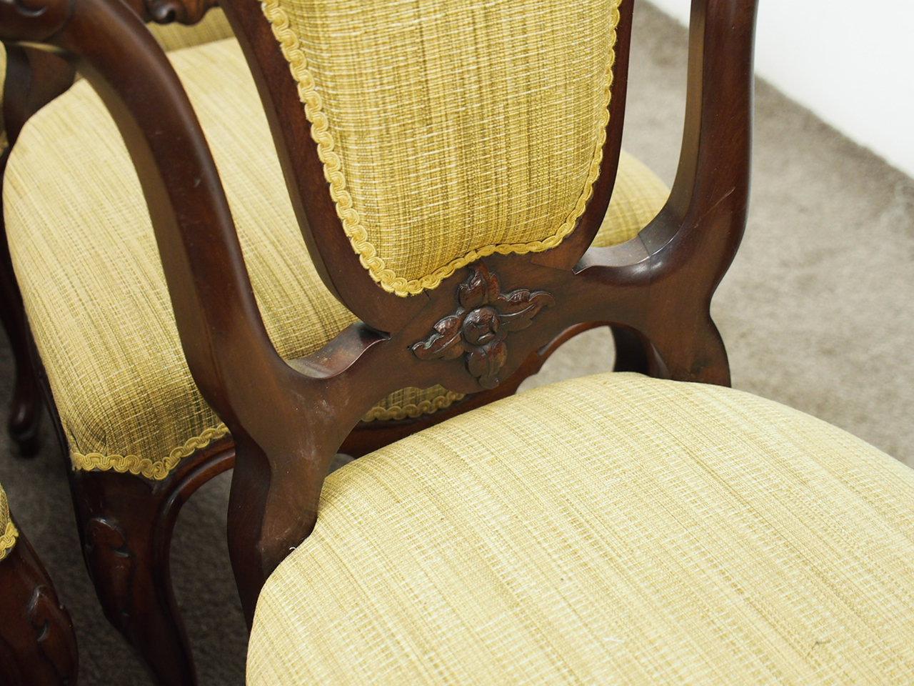 Set of 12 Victorian Mahogany Dining Chairs For Sale 5