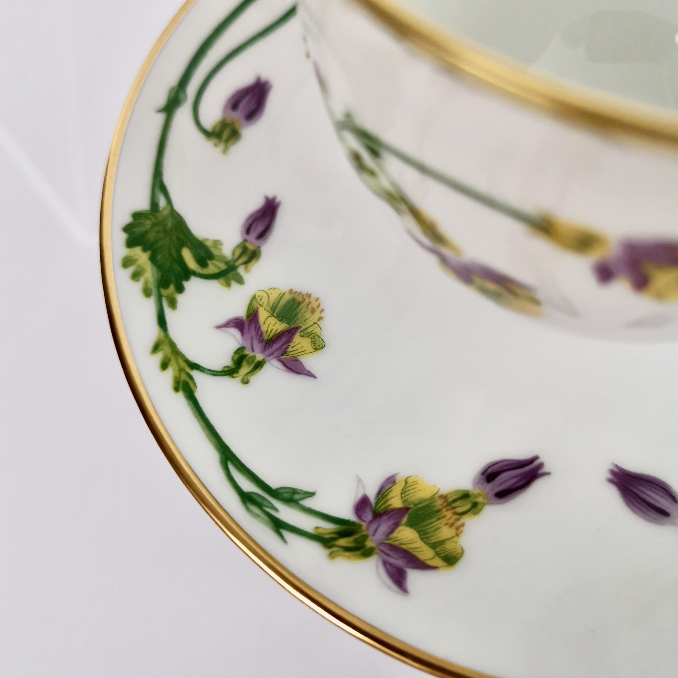 Set of 12 Vintage Bavaria Cups and Saucers, Hummingbirds of the World, 1979 3