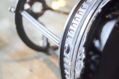 Set of 12 Vintage Cast Iron Floor Lamps, Paris, France, 1960s