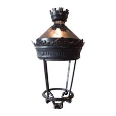 Satz von 12 Vintage-Stehlampen aus Gusseisen, Paris, Frankreich, 1960er Jahre
