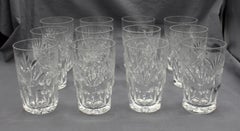 Set of 12 Vintage Highball Glasses
