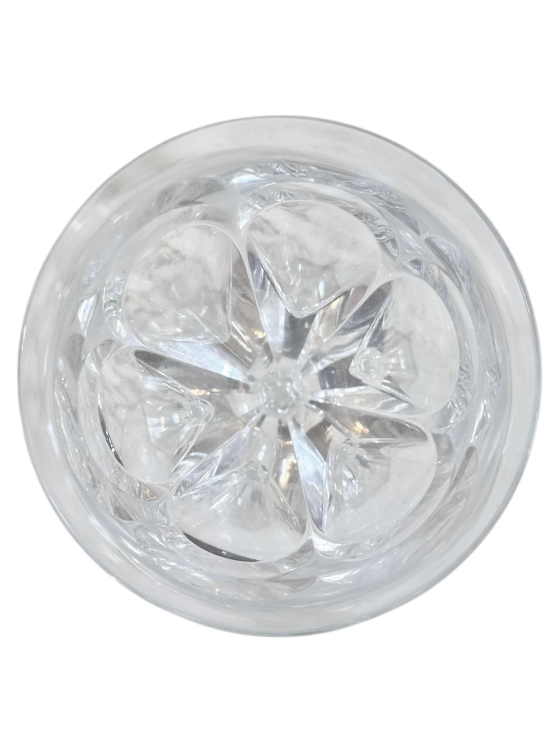 Juego de 12 copas de cristal estilo Moser Vintage siglo XX en venta