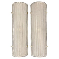 Set of 12 Vintage Murano Sconces, Sold per Pair
