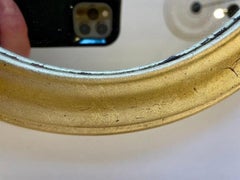 Set of 12 Vintage Round Gilt Italian Mirrors