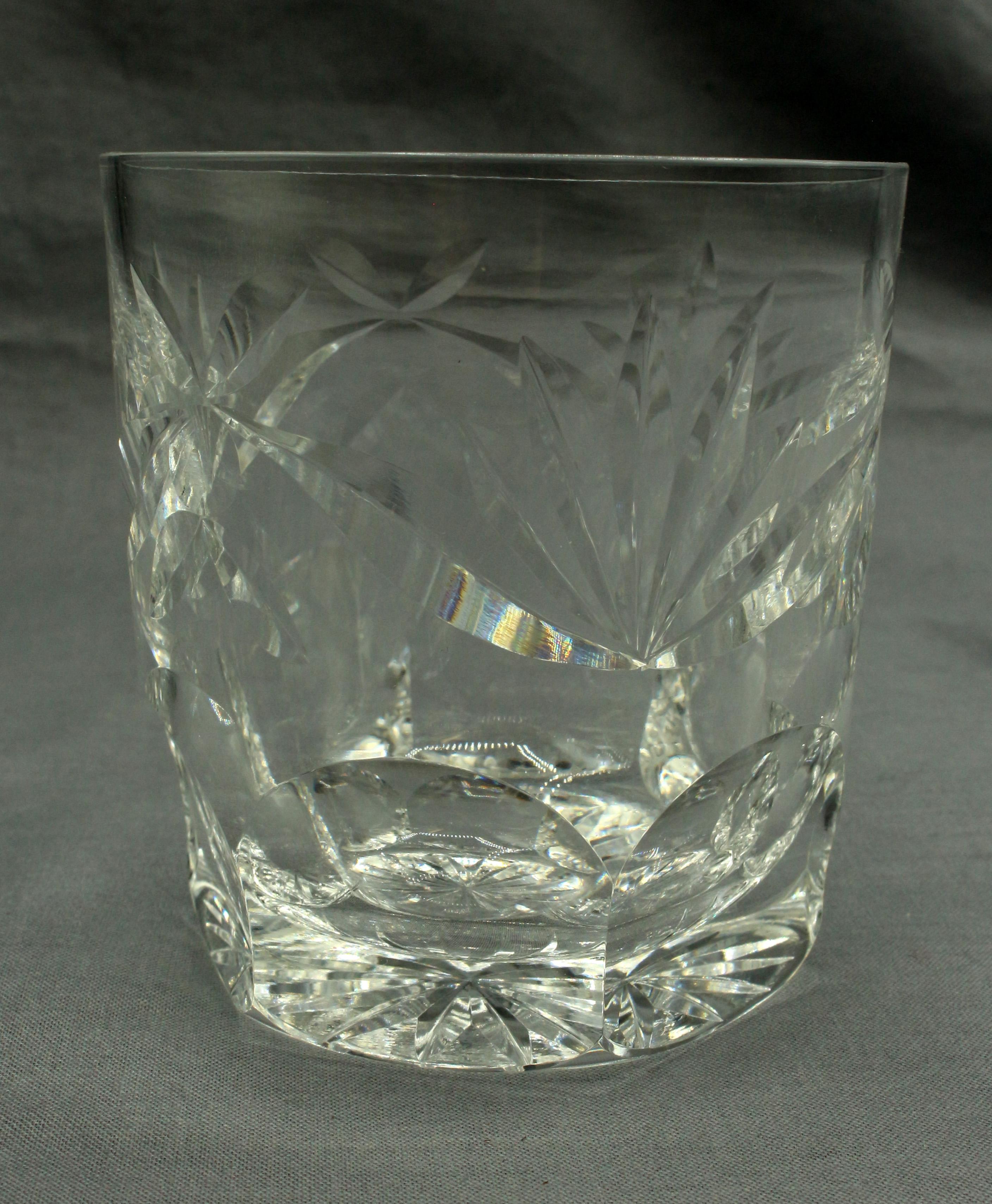 Set of 12 Vintage Waterford Lowball Glasses 2