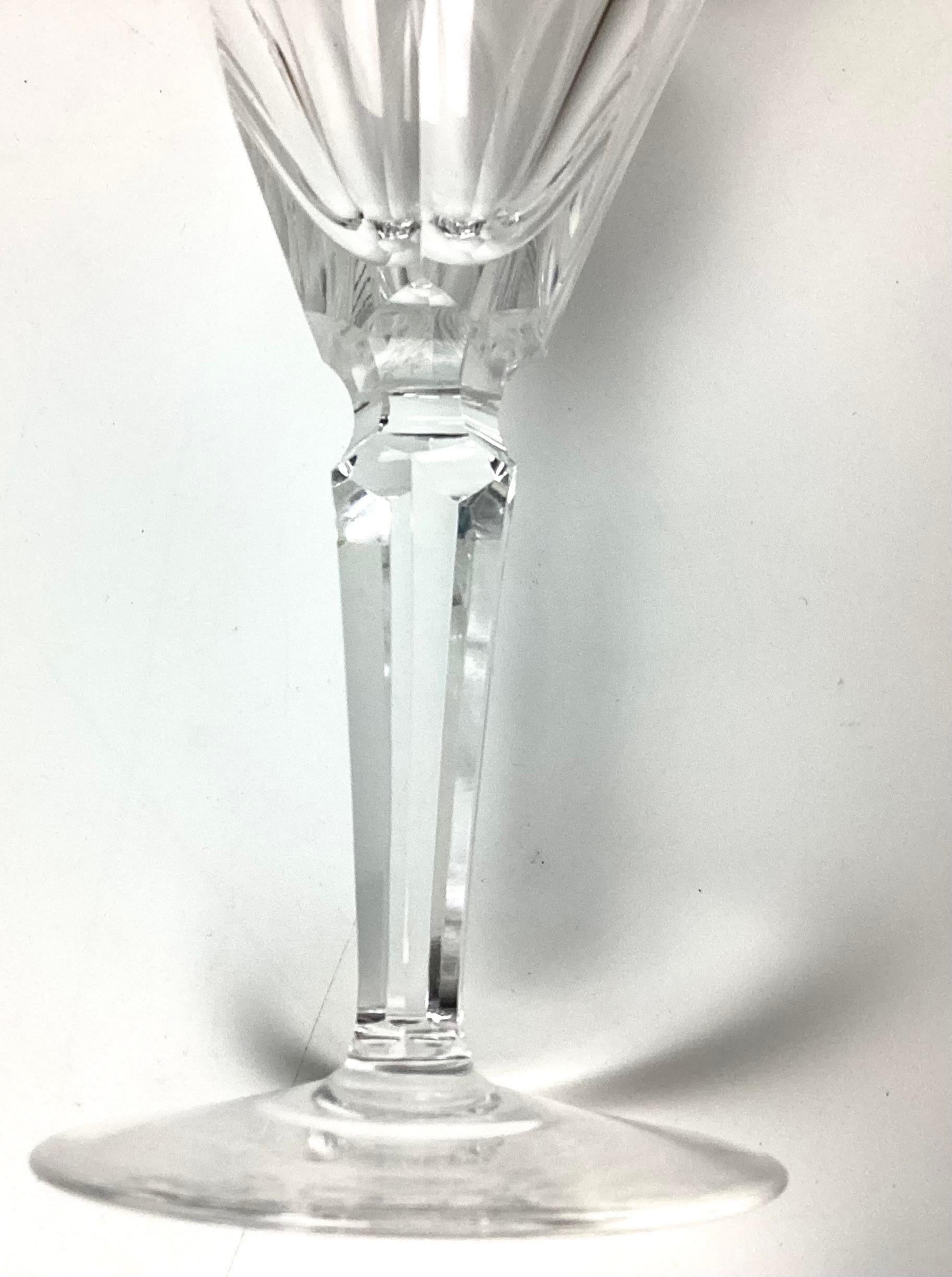 Northern Irish Set of 12 Waterford Sheila Cut Wine Glasses