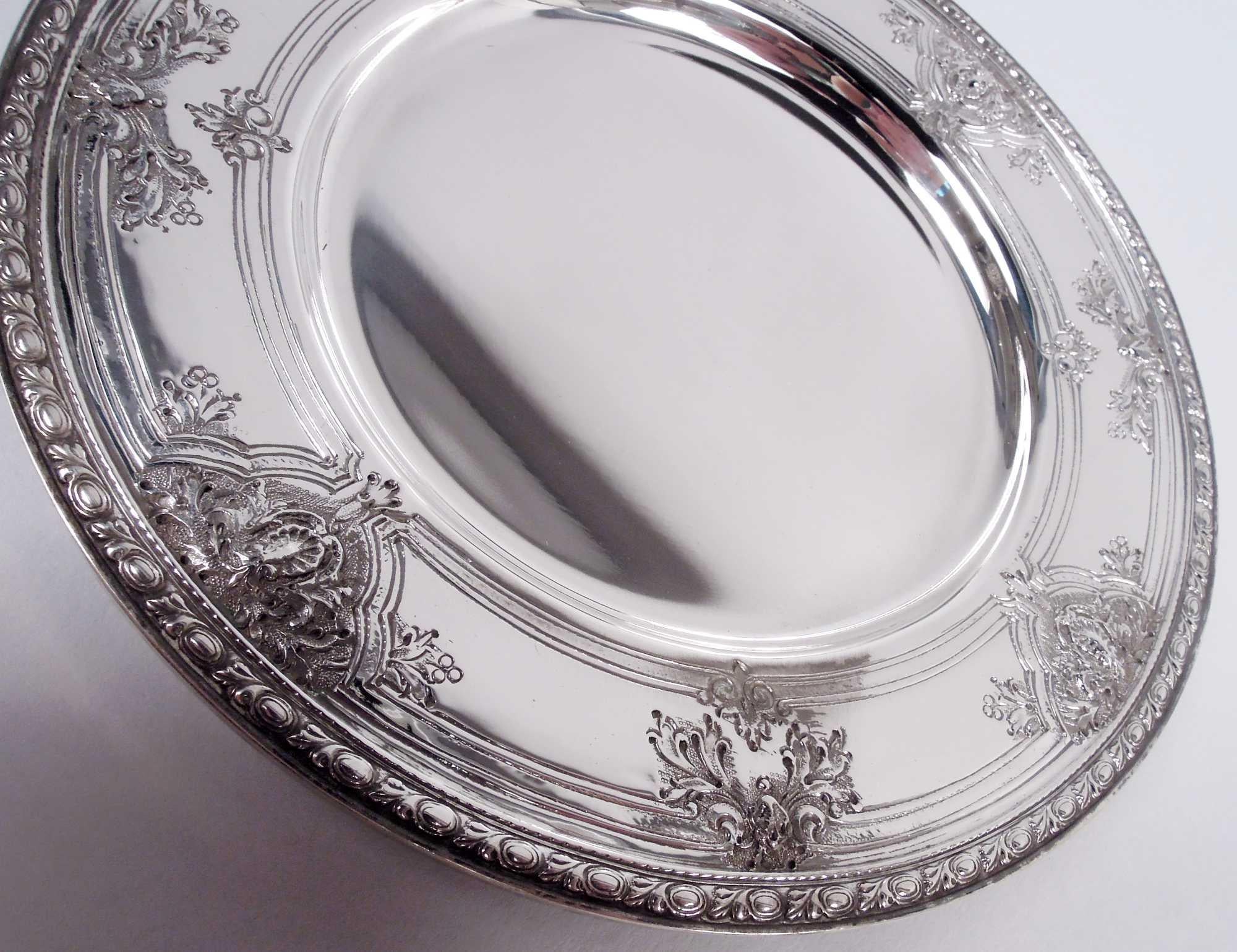Set of 12 Watson Navarre Sterling Silver Bread & Butter Plates Estadounidense en venta