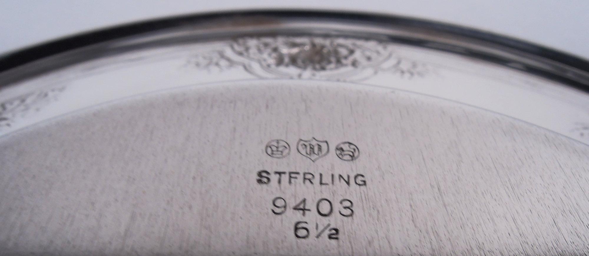 Set of 12 Watson Navarre Sterling Silver Bread & Butter Plates en venta 1