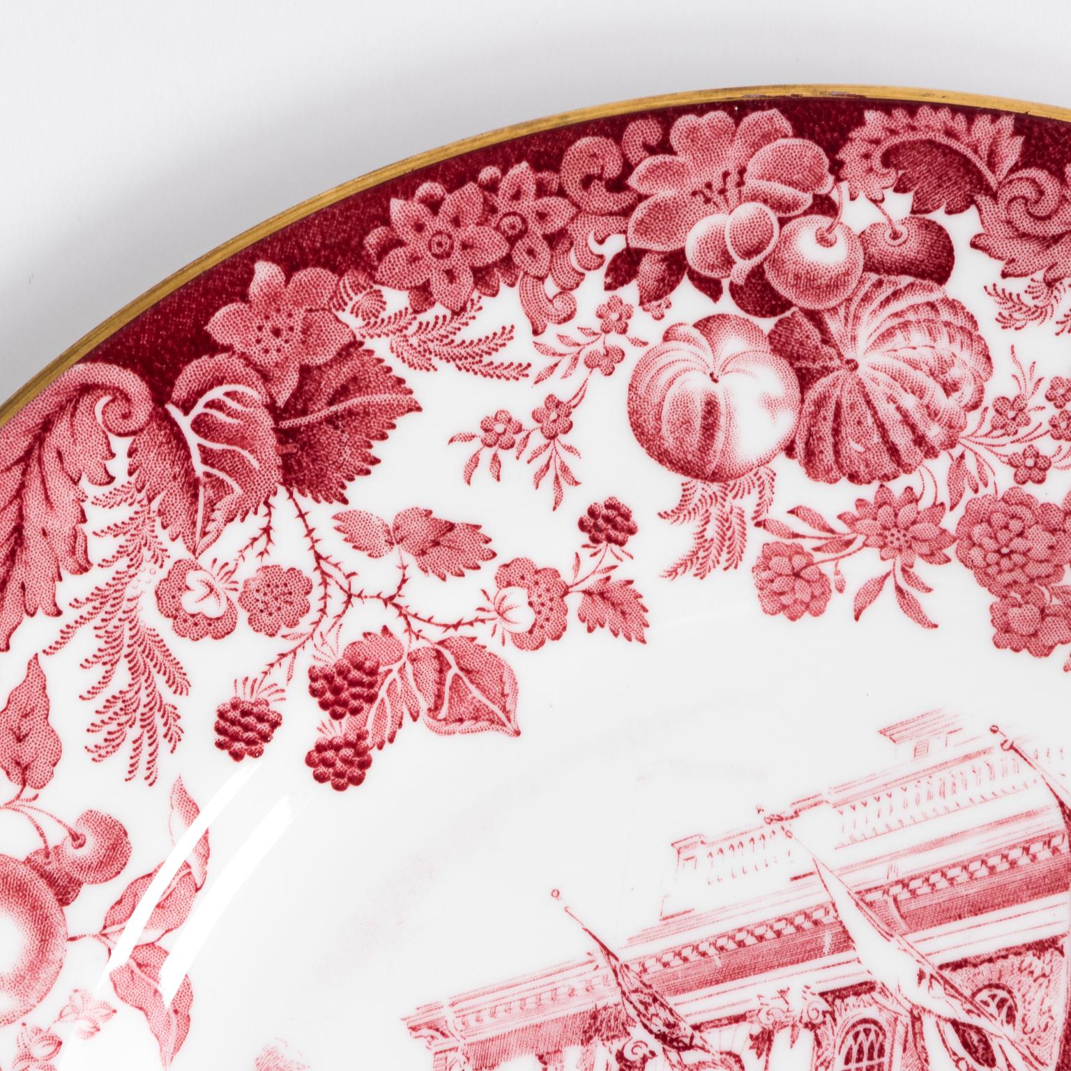 Set Of 12 Wedgwood Harvard University Plates 12