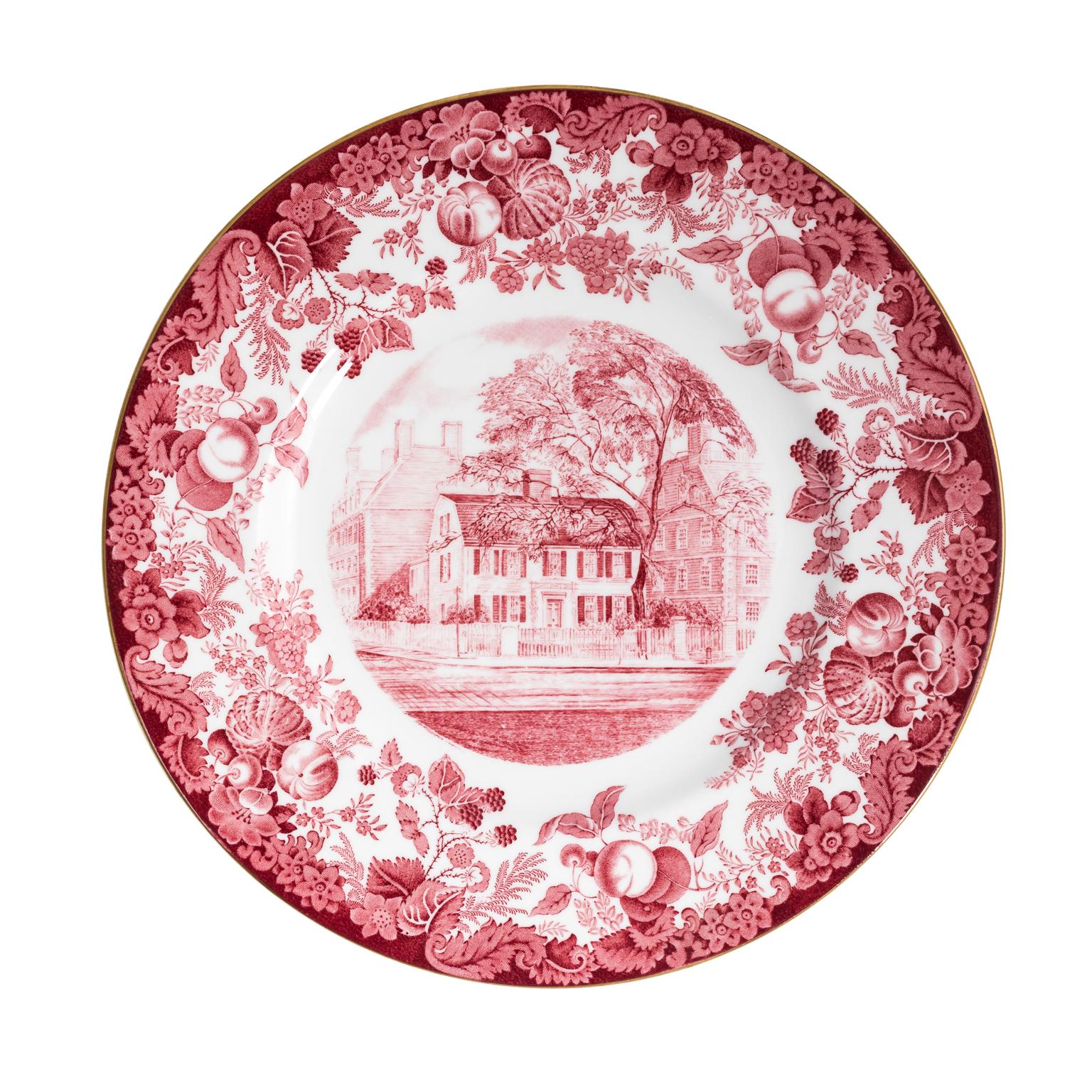 20th Century Set Of 12 Wedgwood Harvard University Plates
